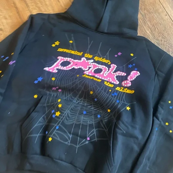Brand New Sp5der P*nk Hoodie - Picture 1 of 5